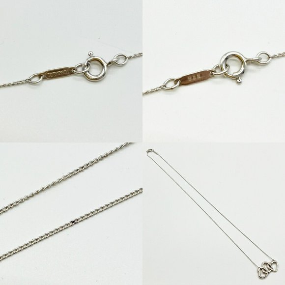 Tiffany & Co. Triple Heart Necklace in 925 Sterling Silver for Women